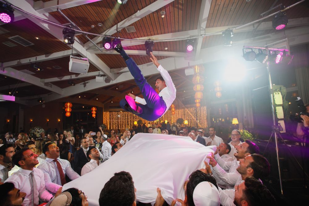 Groom Jewish Wedding Dancefloor Rituals