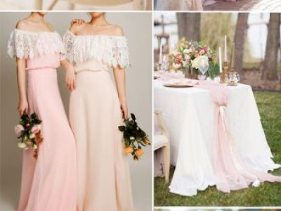 Blush And Rose Wedding Color Combo Ideas For Spring Summer Weddings