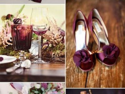 Aubergine Wedding Color Ideas For Fall Winter Wedding 2015 2016