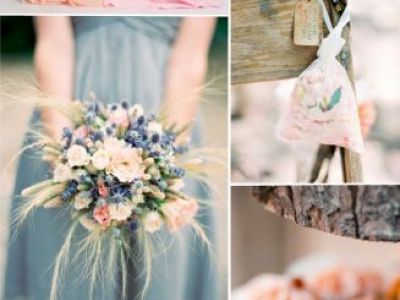 Pink And Dusty Blue Wedding Color Palette Ideas And Trends 