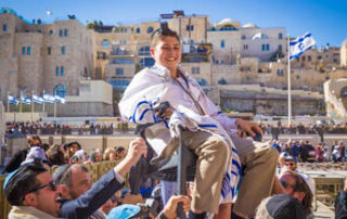 Dans bar mitzvah in jerusalem, israel. event planner